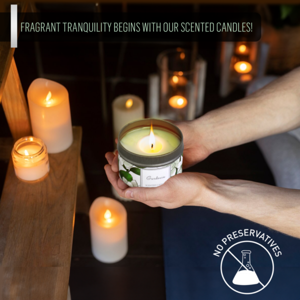 Gardenia Room Spray With Candle - Image 4